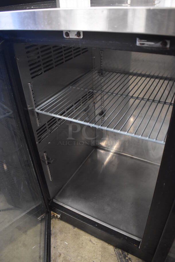 Avantco 178UBB2472G Stainless Steel Commercial 3 Door Back Bar Cooler Merchandiser. 115 Volts, 1 Phase. 73x24.5x36.5. Tested and Powers On But Does Not Get Cold - Image 6 of 6