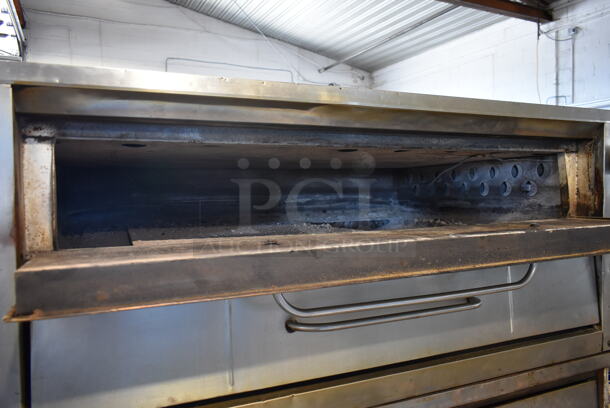 2 Bari Stainless Steel Commercial Gas Powered Single Deck Pizza Oven w/ Cooking Stones. 2 Times Your Bid! - Image 6 of 11