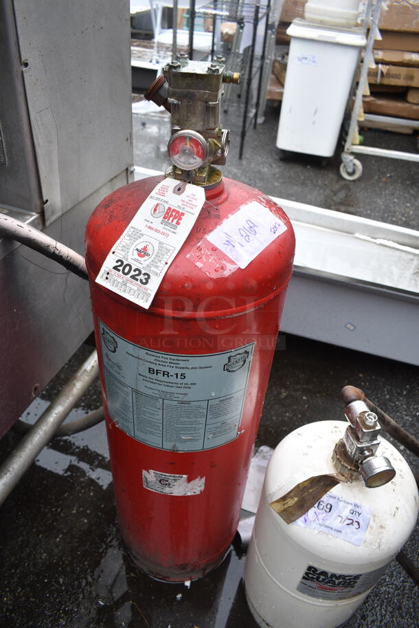 2 Metal Fire Suppression Tanks; Range Guard and Buckeye. 2 Times Your Bid! Buyer Must Pick Up - We Will Not Ship This Item. - Image 7 of 10