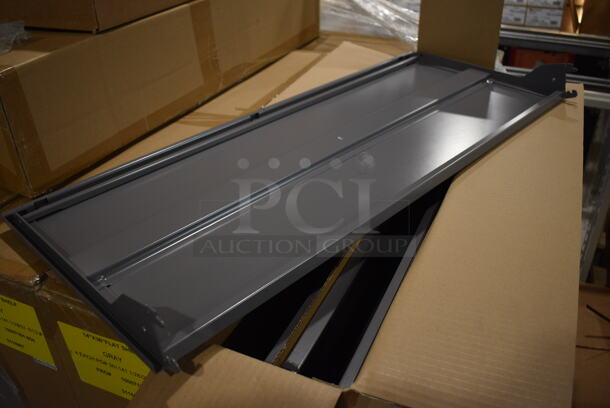 PALLET LOT OF 20 BRAND NEW IN BOX! Royston Gray 14x36 Flat Shelves. 4 In Each Box. - Image 1 of 5