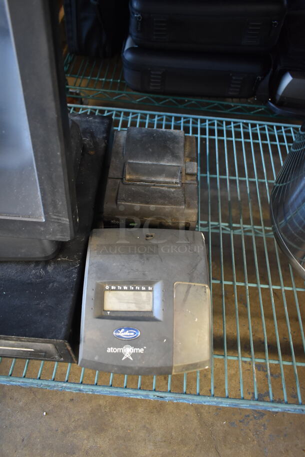 Posiflex POS Monitor w/ Cash Drawer, Star Micronics TSP100 Receipt Printer and Lathem 1500E Time Clock. - Image 3 of 9
