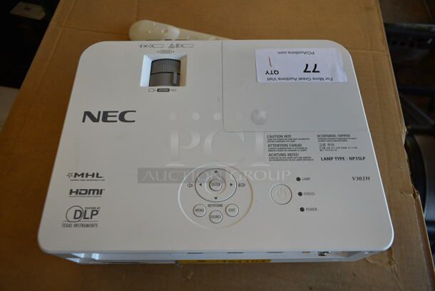 NEC NP-V302H Projector. 100-240 Volts, 1 Phase.  - Image 5 of 7