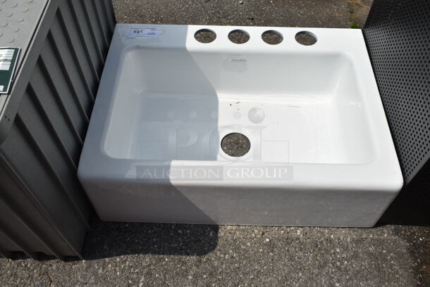 BRAND NEW SCRATCH AND DENT! American Standard White Sink.  - Image 2 of 4