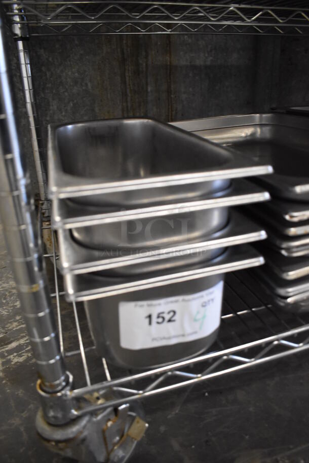 4 Stainless Steel Drop In Bins. 6.5x14x4.5. 4 Times Your Bid! - Image 3 of 3