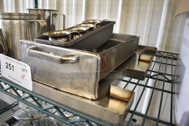 ALL ONE MONEY! Lot of Various Items Including 4 Metal Pitchers and Metal Drawer! - Image 4 of 4