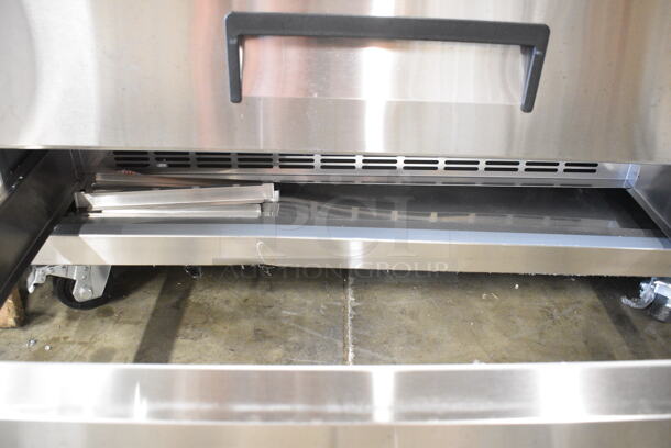 BRAND NEW SCRATCH AND DENT! 2023 Avantco 178CBE84HC Stainless Steel Commercial 4 Drawer Refrigerated Chef Base on Commercial Casters. 115 Volts, 1 Phase. Tested and Working! - Image 6 of 8