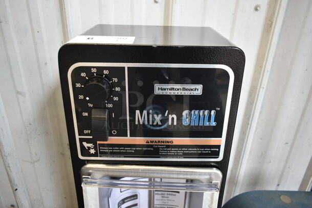 BRAND NEW SCRATCH AND DENT! Hamilton Beach 94950 Metal Commercial Countertop Mix 'N Chill Drink Mixer. 120 Volts, 1 Phase. Tested and Working! - Image 3 of 7