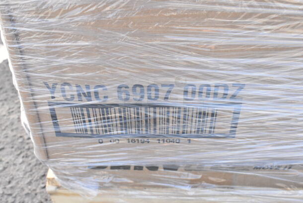 17 BRAND NEW Boxes Including HP3004992230 Vulcan 00-499223-00004 Basket, Twin Gr85, HP5928800936 Hobart 00-936547-00003 Probe And Switch Assy, HP7004108410 Vulcan 00-410841-00023 Valve,Combination,(Lp), HP3686701404 Berkel 01-404675-01158 Sharpening Assy, HP5474801100 Baxter 01-100V16-00546 Label, ServIt 423ST2ASG Angled Sneeze Guard for 2-Pan Steam Tables, YCNC167HDD/W Pactiv MealMaster 16 5/8" x 7 5/16" x 3" Full Slab White Rib Container with Dome Lid - 70/Case, OCNC-1070-DZYW, Solo TLP316-0007 Traveler White Dome Hot Cup Lid with Sip Hole - 1000/Case, 427BASEBLTDN Lancaster Table & Seating Black Steel Bolt-Down Umbrella Base. 17 Times Your Bid!  - Image 8 of 12
