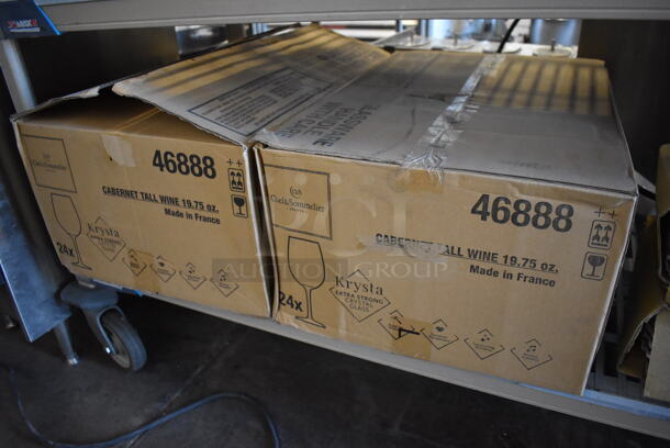 2 Boxes of 24 BRAND NEW! Chef & Sommelier Wine Glasses. 3.5x3.5x9. 2 Times Your Bid! - Image 3 of 8