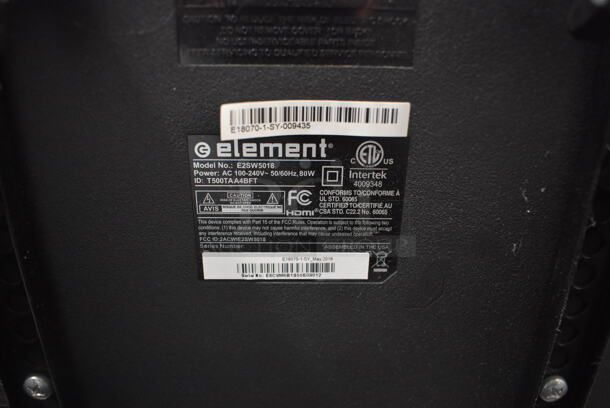 Element E2SW5018 50" Television. 120 Volts, 1 Phase. Buyer Must Pick Up - We Will Not Ship This Item. Tested and Powers On - Image 3 of 7