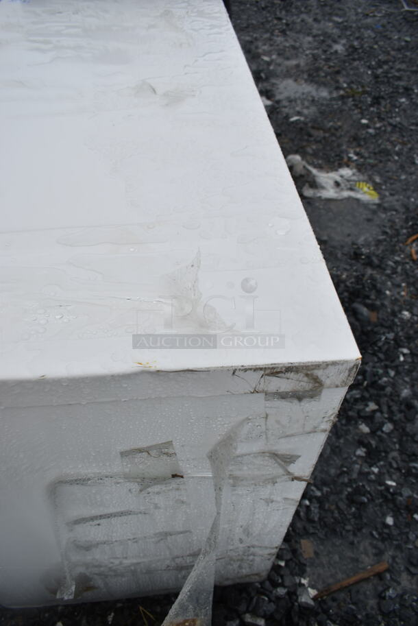 BRAND NEW SCRATCH AND DENT! White Metal 2 Drawer Filing Cabinet.  - Image 6 of 6