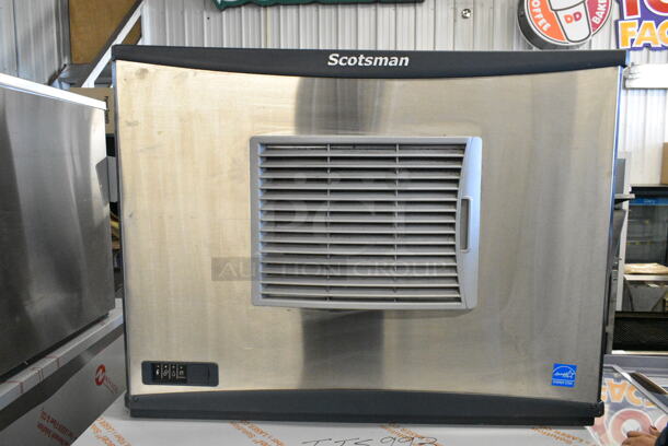 2017 Scotsman C0530MA-1E Stainless Steel Ice Head on BRAND NEW! 2022 Scotsman ICS730-A Ice Bin. 115 Volts, 1 Phase.  - Image 2 of 7