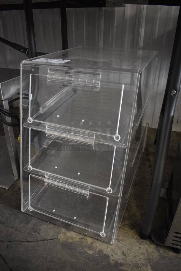 Clear Poly Countertop Display Case. 13.5x21.5x20.5 - Image 3 of 3