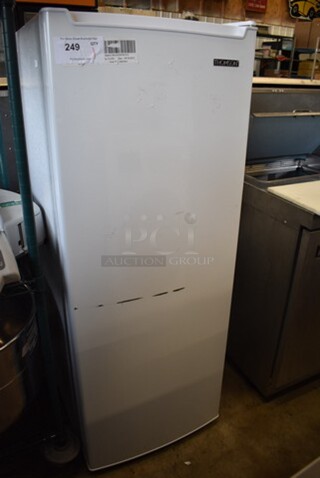 Thomson TFRF690 Metal Single Door Reach In Freezer. 115 Volts, 1 Phase. 21x22x56. Tested and Working!