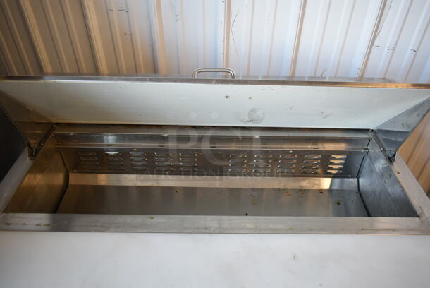 LIKE NEW! 2023 Avantco 178APT48HC Stainless Steel Commercial Sandwich Salad Prep Table Bain Marie Mega Top on Commercial Casters. 115 Volts, 1 Phase. Tested and Powers On But Does Not Get Cold - Image 3 of 10