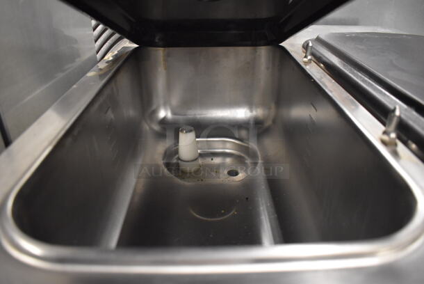 Taylor C713-33 Stainless Steel Commercial Floor Style Air Cooled 2 Flavor w/ Twist Soft Serve Ice Cream Machine on Commercial Casters. 208-230 Volts, 3 Phase. 25x38x60 - Image 6 of 9