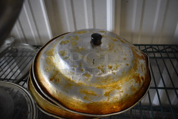 6 Various Metal Round Lids. Includes 7.5x7.5x2. 6 Times Your Bid! - Image 3 of 3