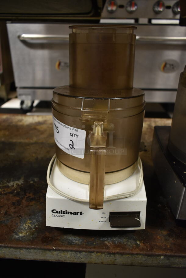 2 Cuisinart Food Processors; DLC-100 and DFP-1480. 120 Volts, 1 Phase. 2 Times Your Bid! (kitchen) - Image 4 of 7
