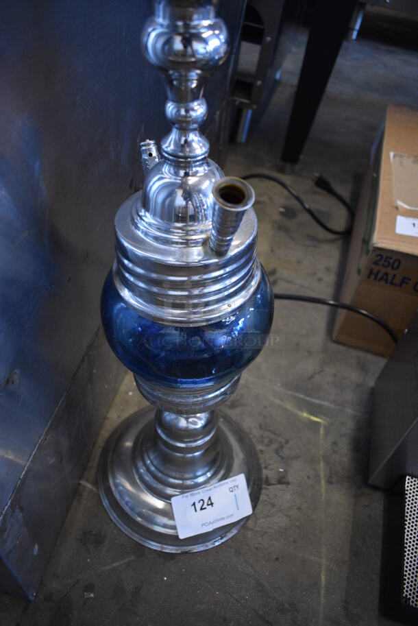 Metal Hookah Pipe. 9x9x35 - Image 4 of 4