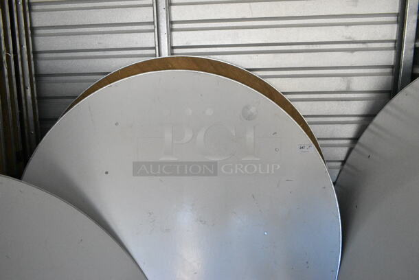 7 Round Folding Table. 7 Times Your Bid!  - Image 3 of 3