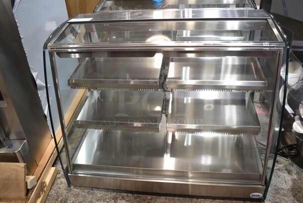 BRAND NEW! Vendo HFD000006 Stainless Steel Commercial Countertop Heated Display Case Merchandiser. 115 Volts, 1 Phase. Tested and Working! - Image 2 of 9