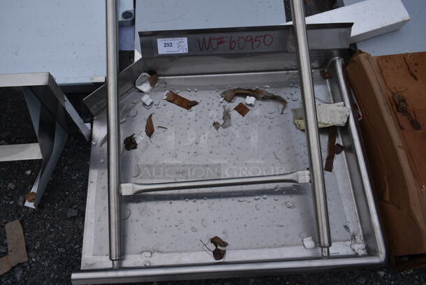 BRAND NEW SCRATCH AND DENT! Eagle CDTR-36-16/4 Stainless Steel Commercial Right Side Clean Side Dishwasher Table. - Image 3 of 4