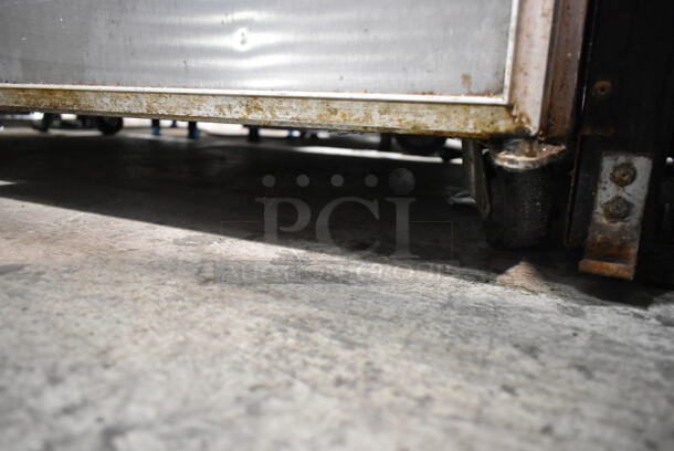 Silver King SKF48 Stainless Steel Commercial 2 Door Undercounter Freezer on Commercial Casters. 115 Volts, 1 Phase. Tested and Working! - Image 4 of 5