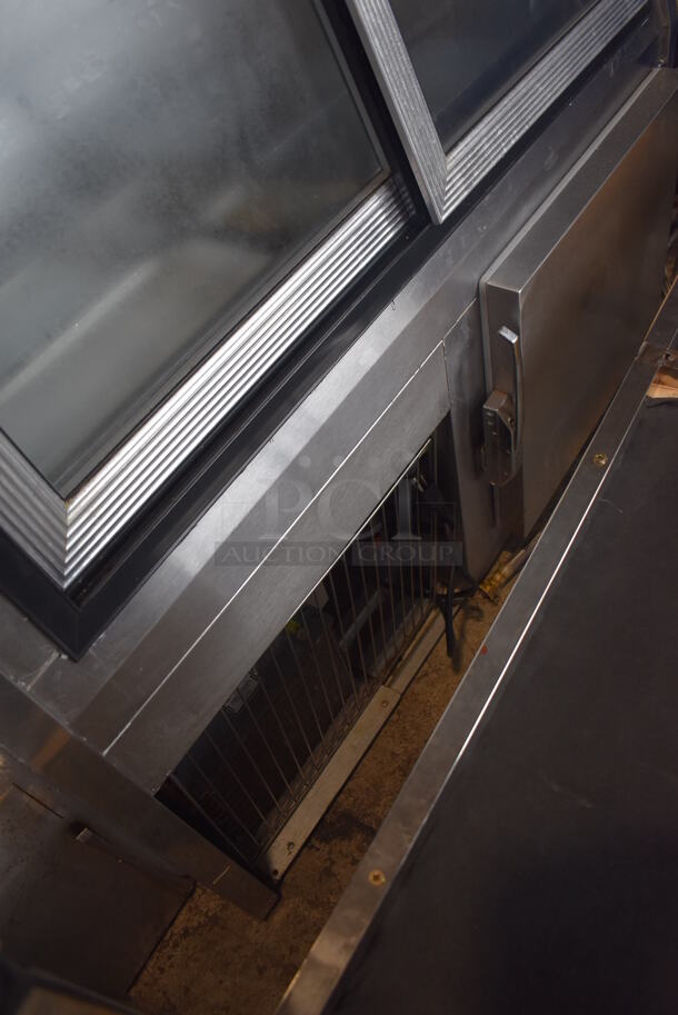 CustomCool Stainless Steel Commercial Floor Style Deli Display Case Merchandiser. 48x35x54.5. Tested and Working! - Image 5 of 5