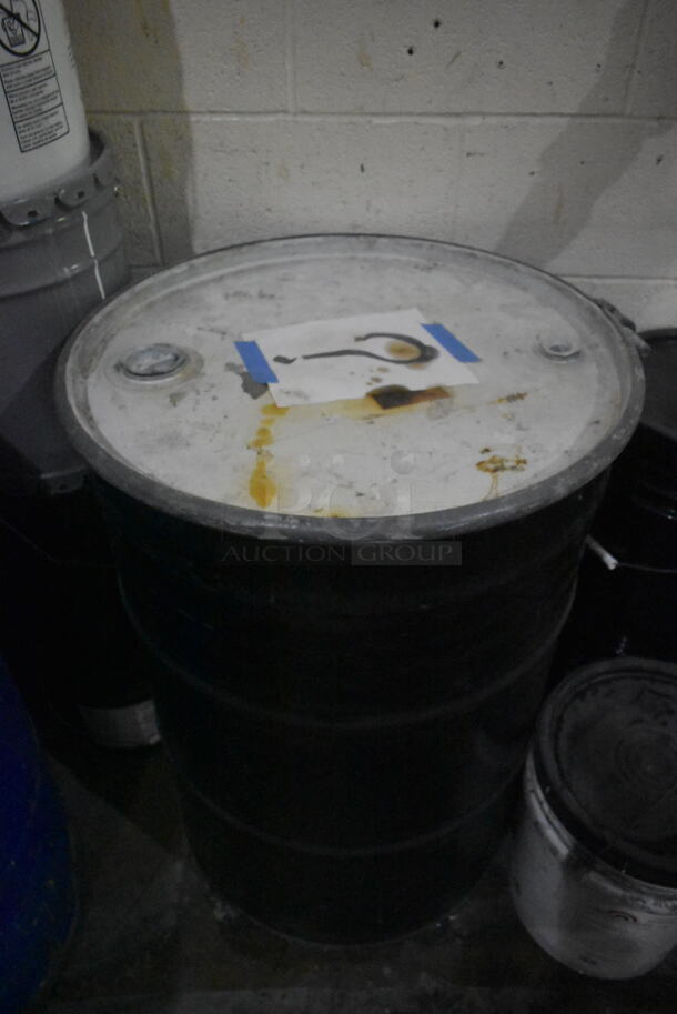 ALL ONE MONEY! Lot of Various Barrels, Buckets and Metal Folding Chairs. BUYER MUST REMOVE. - Image 7 of 8