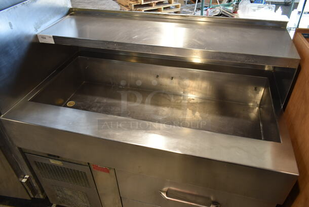 2013 Randell 51356PR Stainless Steel Commercial Prep Table w/ 2 Drawers and Over Shelf. 115 Volts, 1 Phase. Tested and Does Not Power On - Image 3 of 9