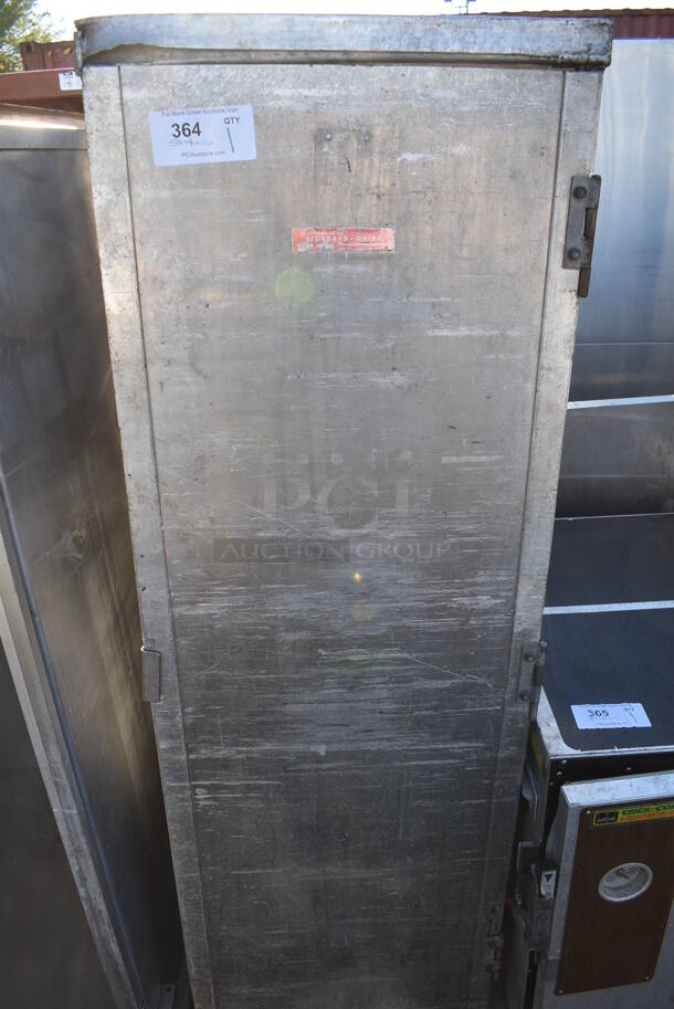 Metal Commercial Enclosed Pan Transport Rack on Commercial Casters. 22x27x66 - Image 1 of 6