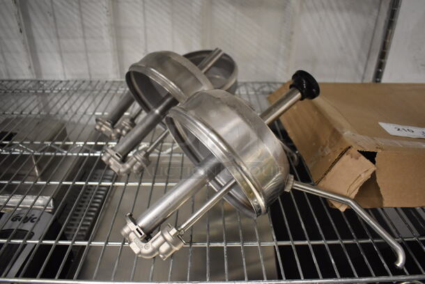 ALL ONE MONEY! Lot of Metal Bowl Guard for Mixer and Server Pump Parts Including 3 Pumps - Image 3 of 9