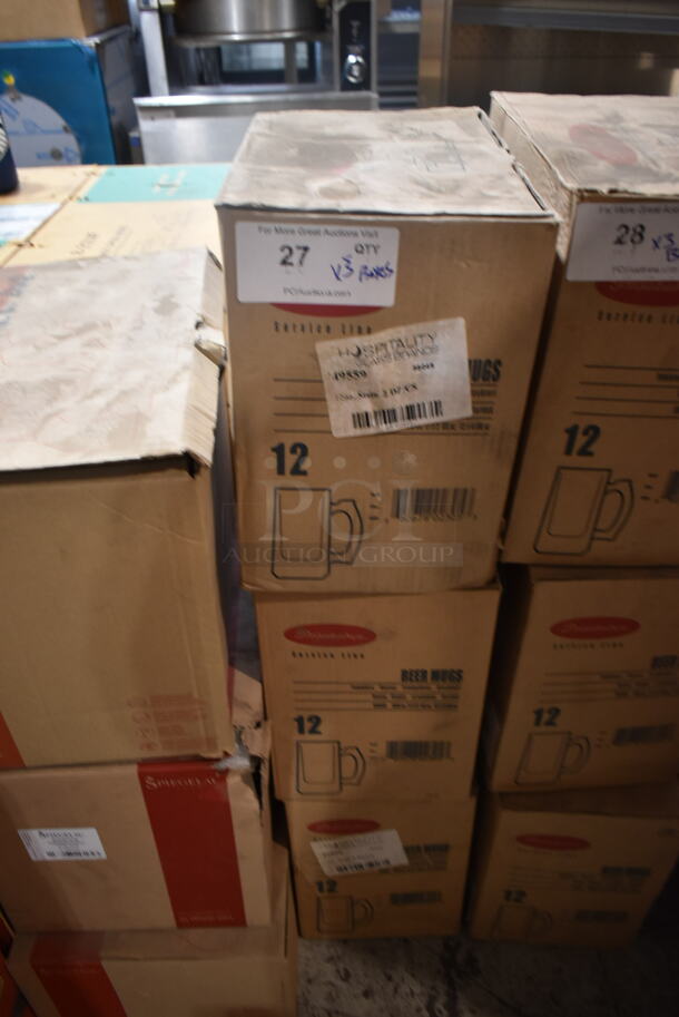 3 BRAND NEW Boxes of 12 Pasabahce 49559 Bremen 12.5 oz. Beer Mug. 3 Times Your Bid! - Image 2 of 4