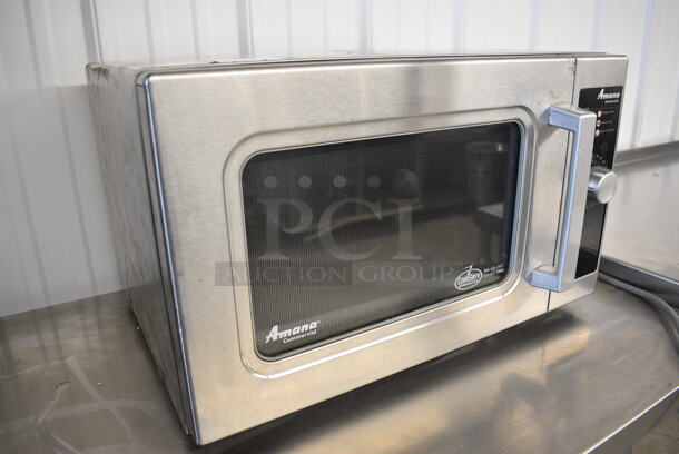 Amana Model ALD10D Stainless Steel Commercial Countertop Microwave Oven. 120 Volts, 1 Phase. 22x19x13.5 - Image 2 of 7