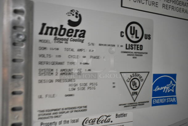 Imbera EVC04 ENERGY STAR Metal Commercial Mini Cooler Merchandiser. 115 Volts, 1 Phase. Tested and Working! - Image 3 of 4