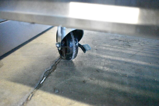 BRAND NEW SCRATCH AND DENT! 2024 Avantco 178SS3FHC 81 5/16" Stainless Steel Solid Door Reach-In Freezer on Commercial Casters. 115 Volts, 1 Phase. Tested and Working! - Image 3 of 7