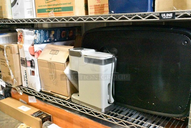 6 Various Items Including Keurig Single Cup Coffee Machine, Ion Speaker, Farberware Stainless Steel Stock Pot, Ninja Creami Ice Cream Maker, Ninja Mini Air Fryer, Yale Assure Lock. 6 Times Your Bid!  - Image 1 of 12