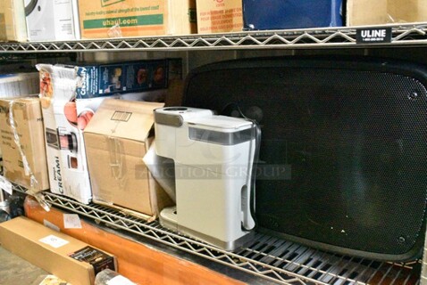 6 Various Items Including Keurig Single Cup Coffee Machine, Ion Speaker, Farberware Stainless Steel Stock Pot, Ninja Creami Ice Cream Maker, Ninja Mini Air Fryer, Yale Assure Lock. 6 Times Your Bid! 