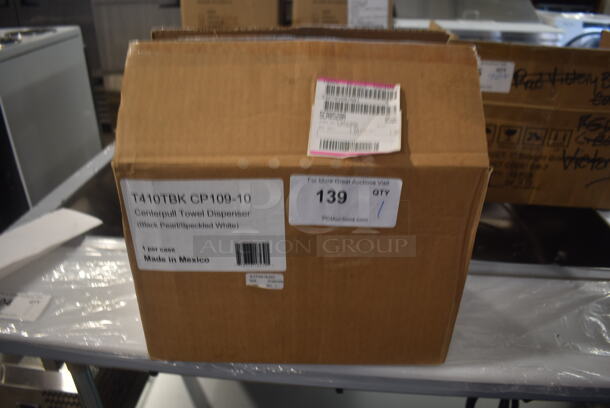 BRAND NEW IN BOX! San Jamar Black Poly Hand Towel Dispenser. - Image 4 of 5