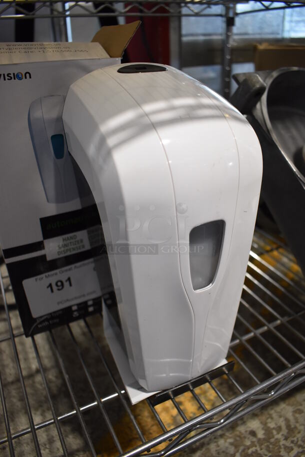 BRAND NEW IN BOX! Viavision Wall Mount Automatic Hand Sanitizer Dispenser.  - Image 3 of 4
