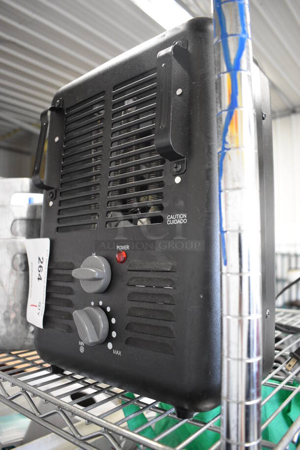 Black Metal Heater. 10x6x14 - Image 2 of 3