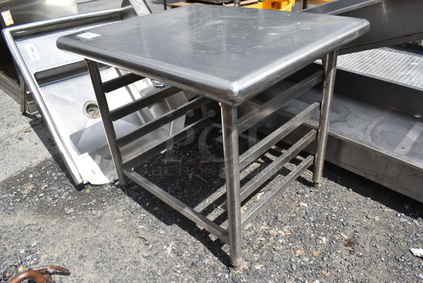 Stainless Steel Table w/ Pan Rack. - Image 3 of 5