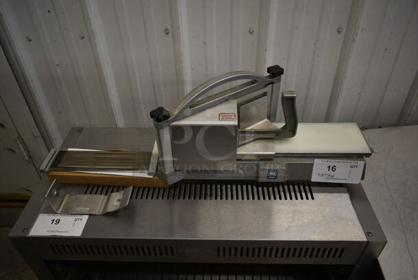 Nemco 56600 Metal Commercial Countertop Tomato Slicer.  - Image 1 of 6