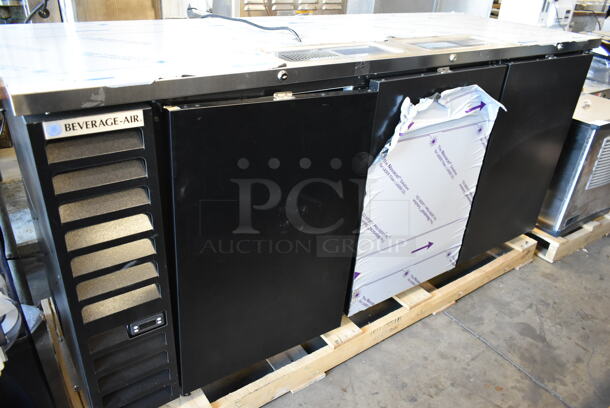 BRAND NEW SCRATCH AND DENT! Beverage Air DD78HC-1-B Stainless Steel Commercial Direct Draw Kegerator w/ 8 Hoses. Stock Picture Used as Gallery. 115 Volts, 1 Phase. Tested and Working! - Image 4 of 12