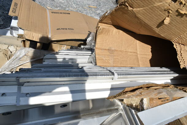 BRAND NEW SCRATCH AND DENT! ALL ONE MONEY! Lot of Metal Pieces - Image 1 of 2
