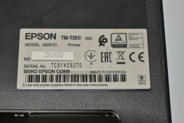 ALL ONE MONEY! Lot of Various Items Including Epson Receipt Printer, Keyboard, Monitor.  - Image 3 of 8