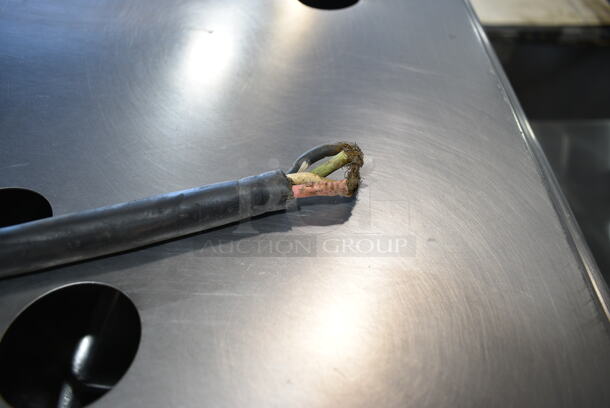 Biro 8325 Stainless Steel Commercial Floor Style Meat Mixer Grinder on Commercial Casters. 230 Volts.  - Image 4 of 5