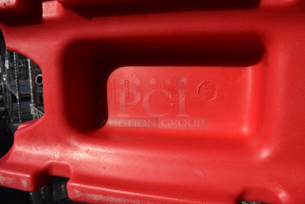 2 Cambro 500LCD Red Poly Insulated Beverage Holder Dispensers. 9x16.5x24. 2 Times Your Bid! - Image 11 of 12