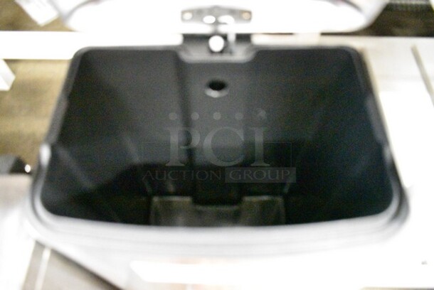 3 Metal Foot Pedal Trash Can. Includes 10.5x10x16, 6x12x12. 3 Times Your Bid!  - Image 3 of 8