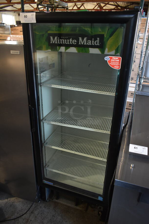 Imbera VR12 ENERGY STAR Metal Commercial Single Door Reach In Cooler Merchandiser. 115 Volts, 1 Phase. Tested and Powers On But Does Not Get Cold - Image 1 of 5